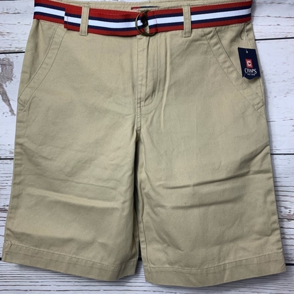 NWT Chaps Khaki Shorts Size 14